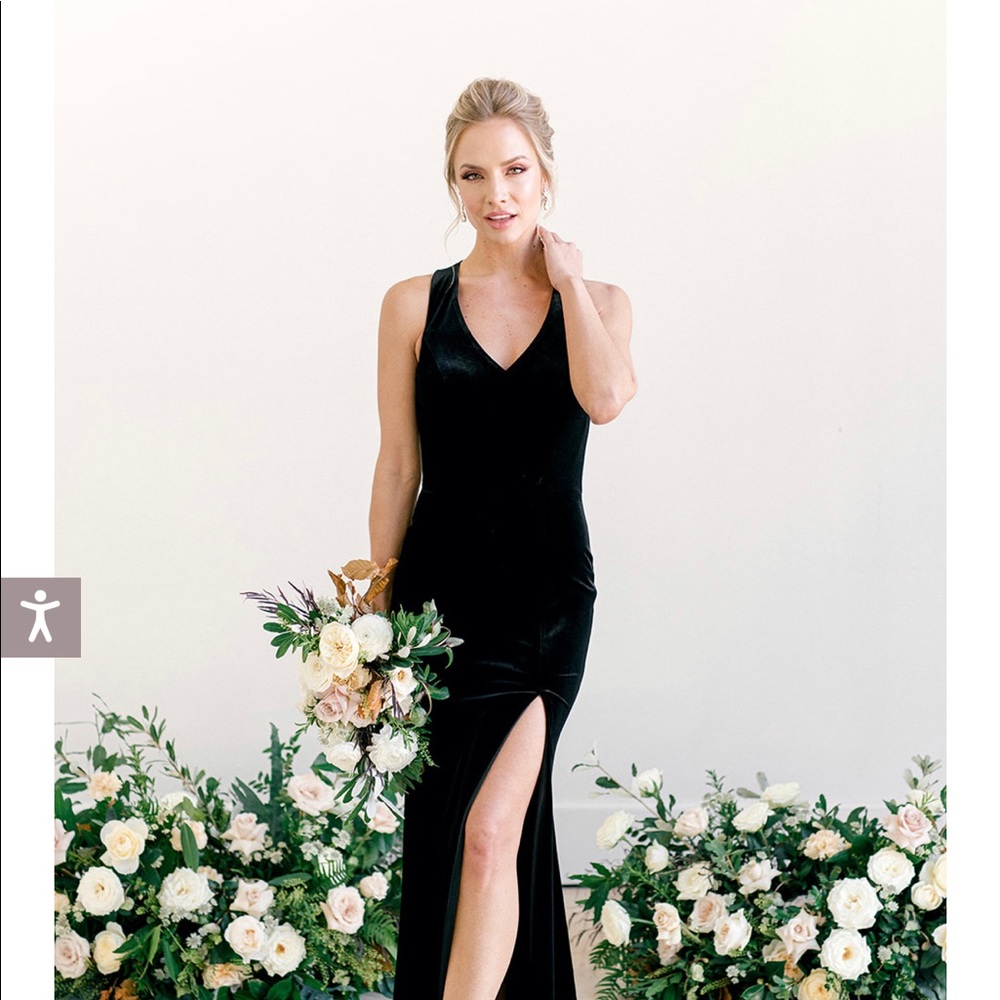 Burgundy Revelry Velvet Asher Dress